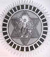 Hinduism Shatkona hexagram