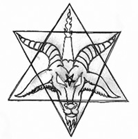 Hexagram Satan Goathead